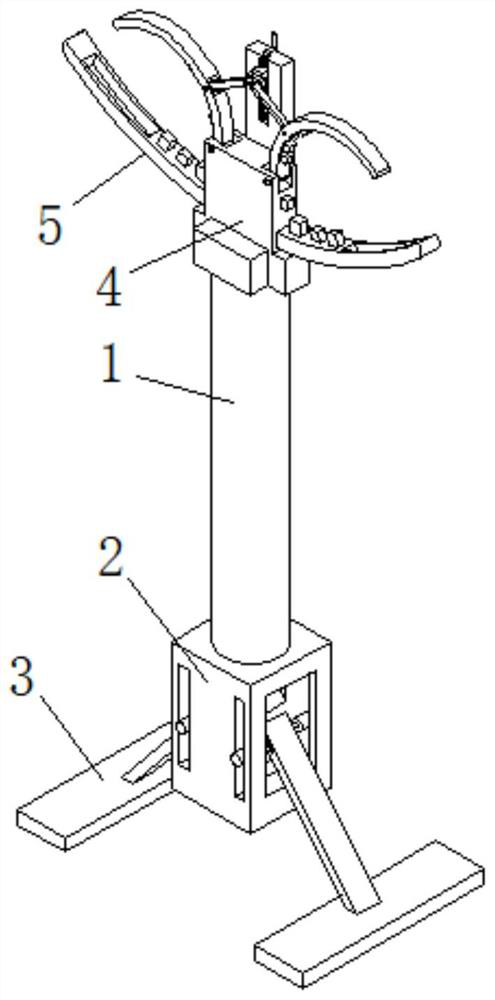 Supporting frame for erecting communication engineering cables