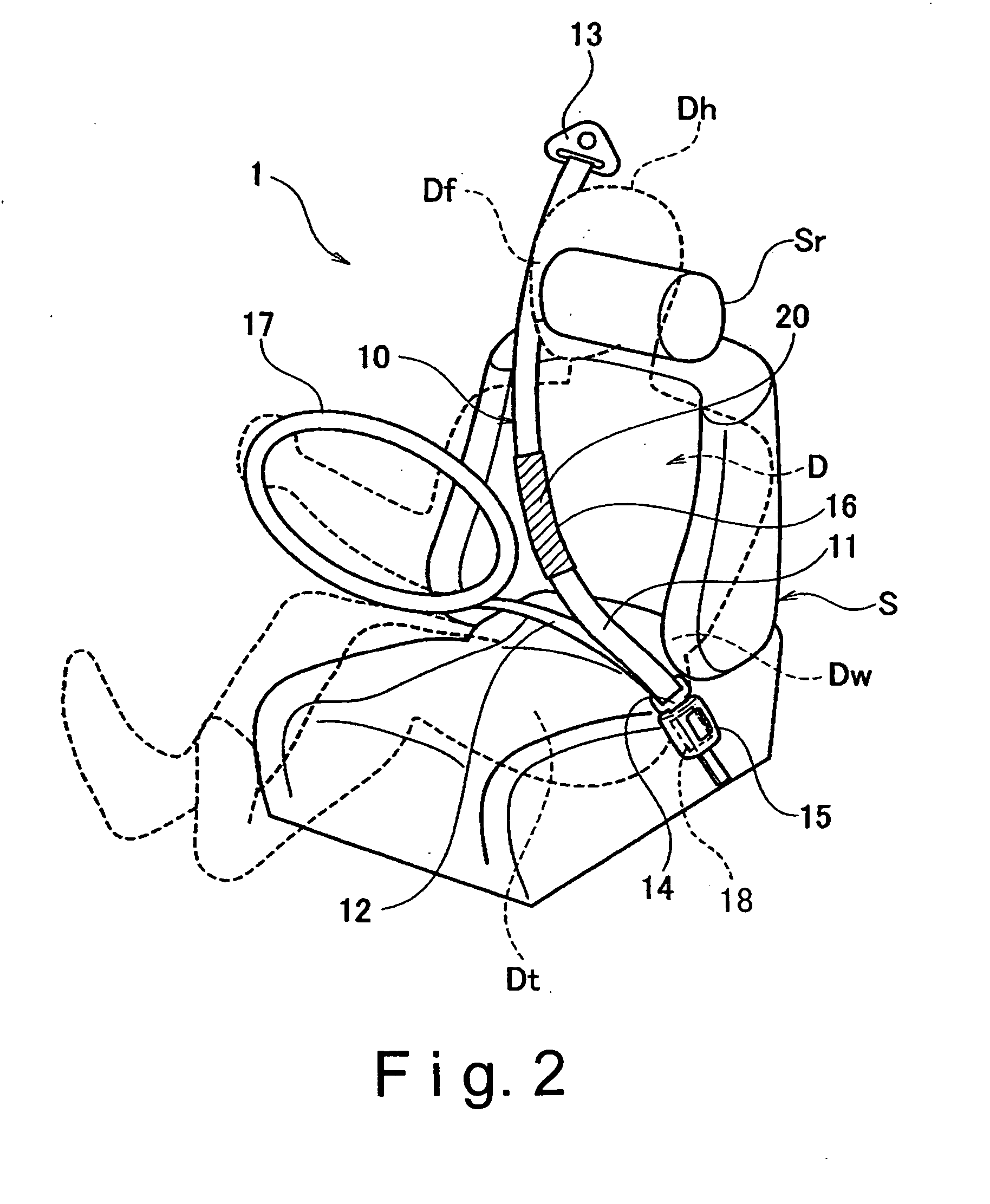 Vehicle passenger restraint system