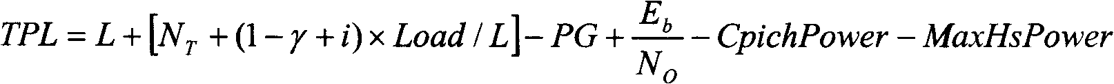 Power control method of physical channel mapped by high speed descending sharing channel