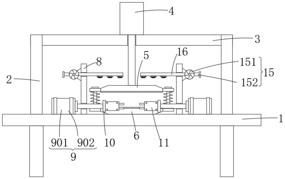 Automatic packaging structure for art designing blade production line