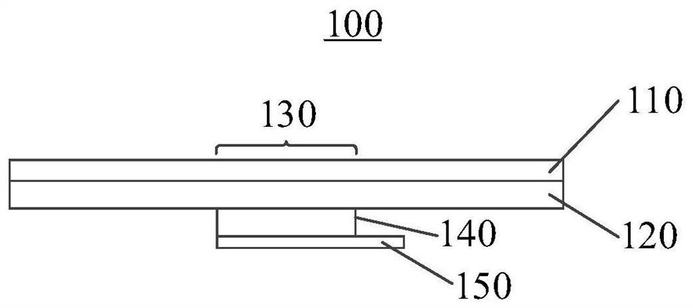 Under-screen biometric feature recognition device and electronic equipment