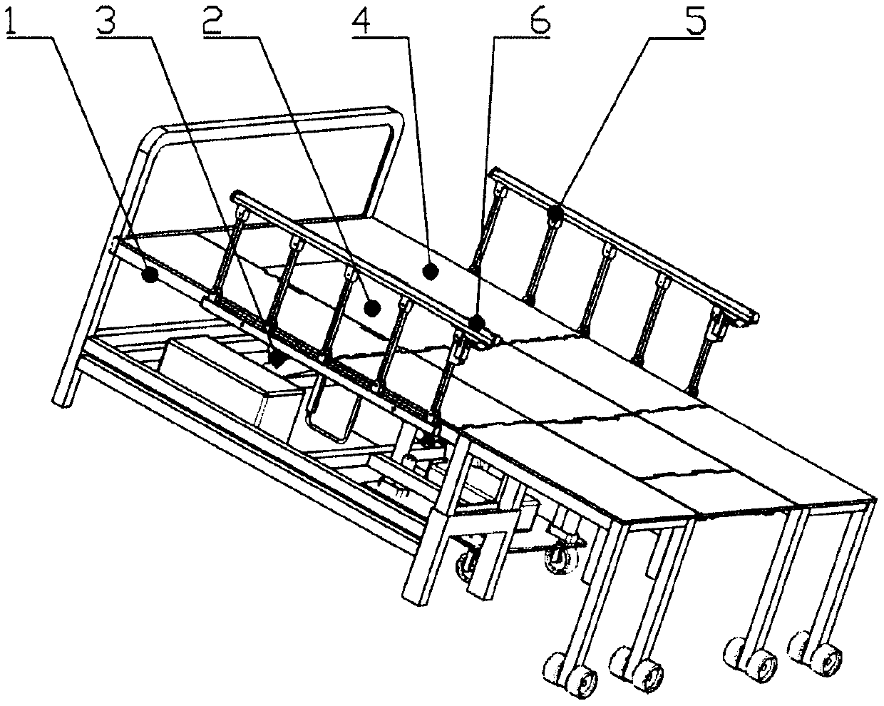 Detachable multifunctional electric wheelchair bed