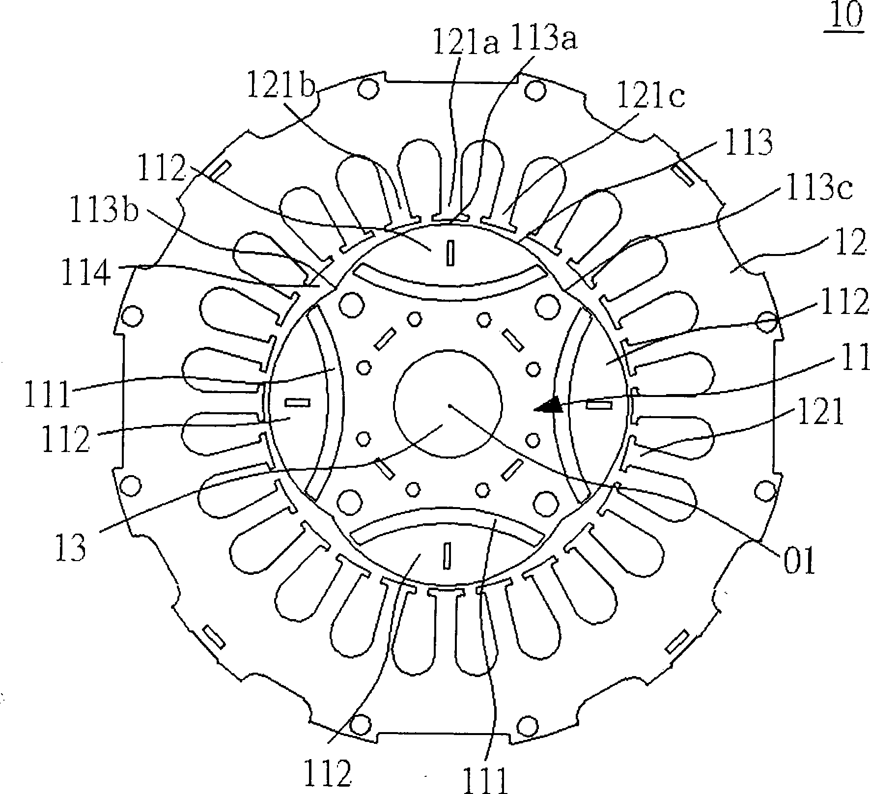 Permanent-magnetic electric motor