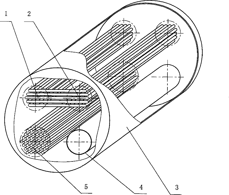 Cylinder type gas heating stove improvement structure