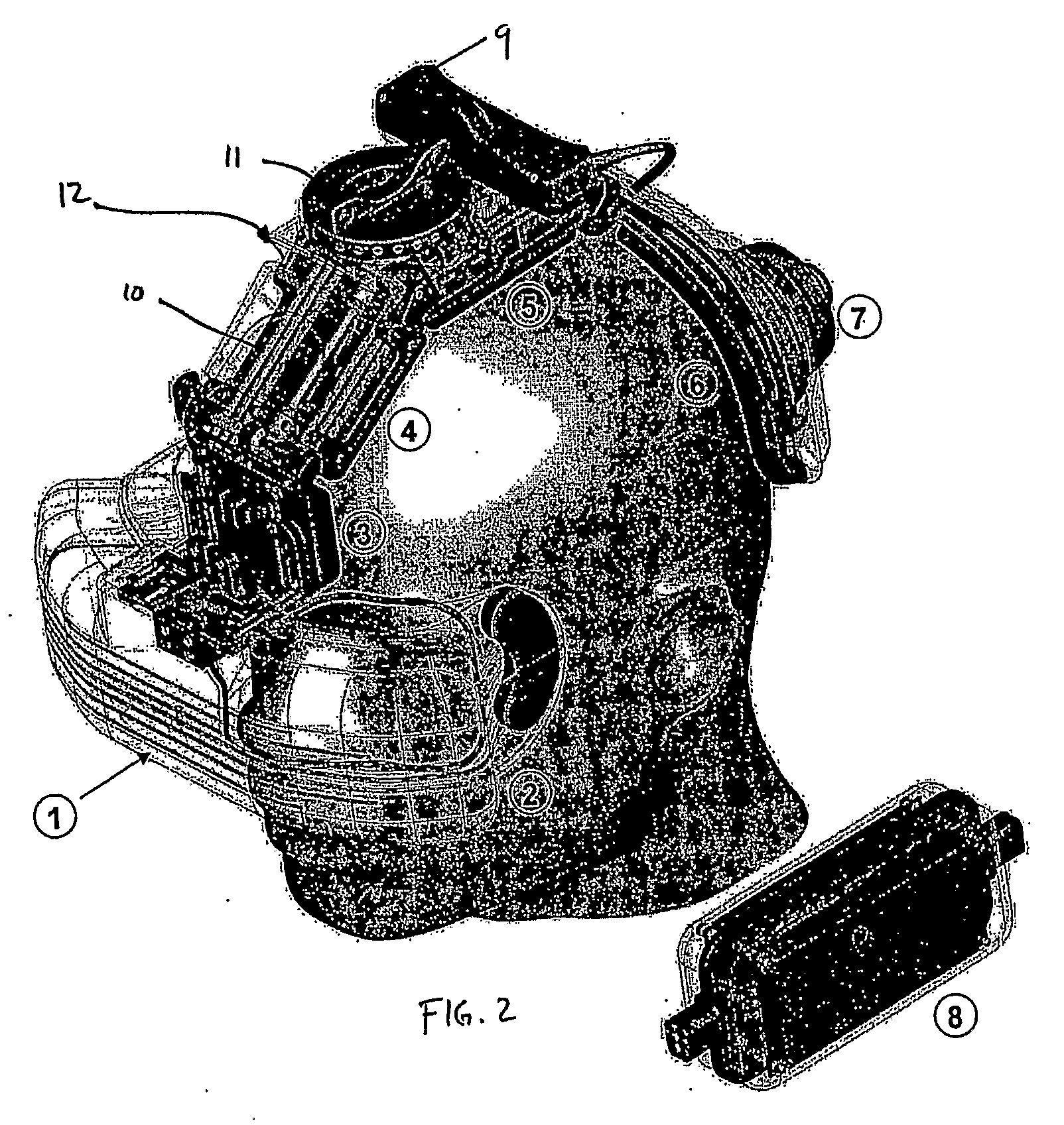 Lightweight head mounted display with multiple adjustments