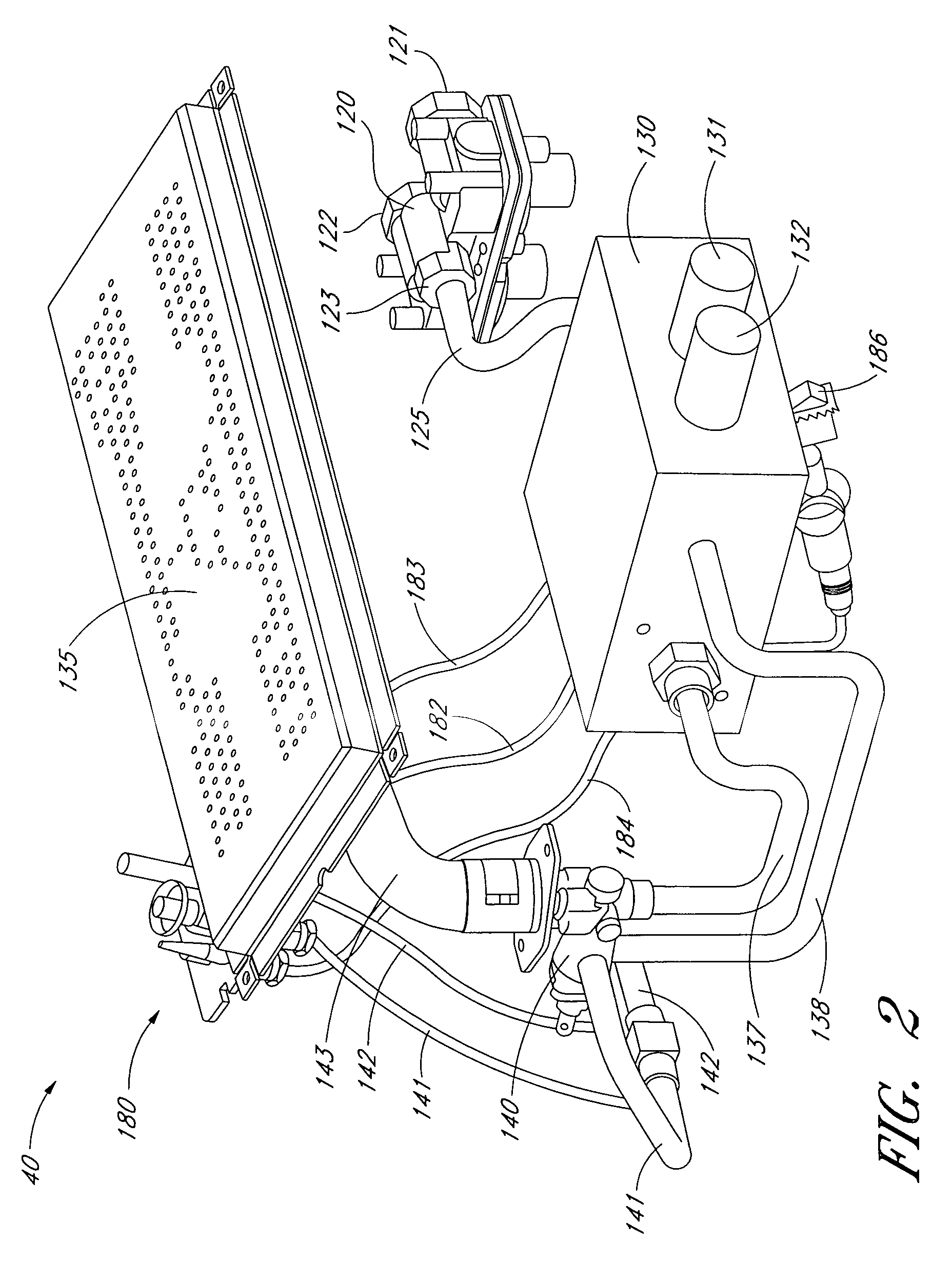 Valve assemblies for heating devices