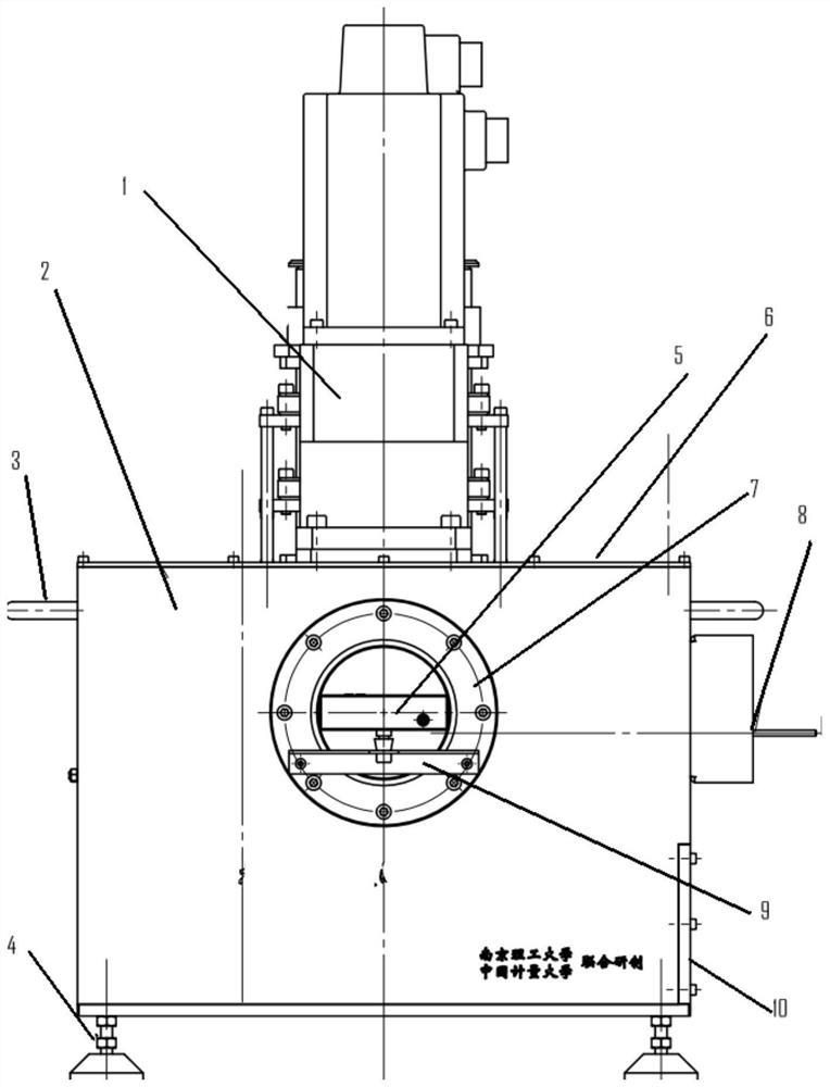 Threaded connection extrusion ignition testing device