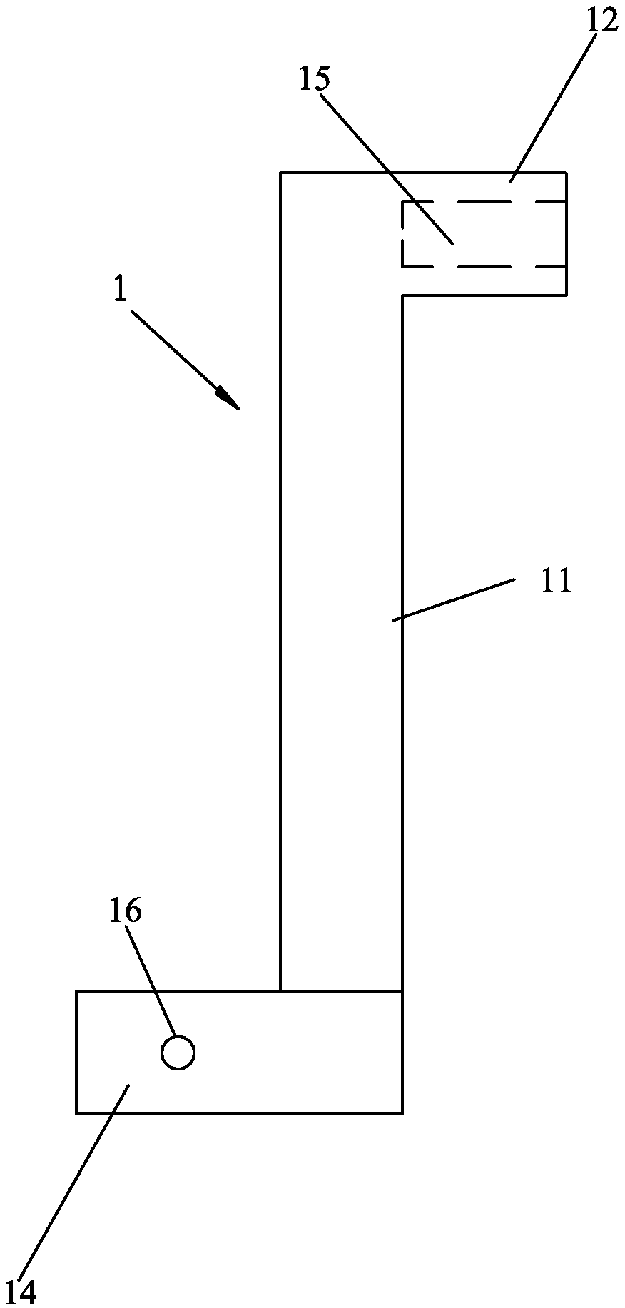 Fixing device for displacement meter for civil engineering structure experiments and method of using fixing device