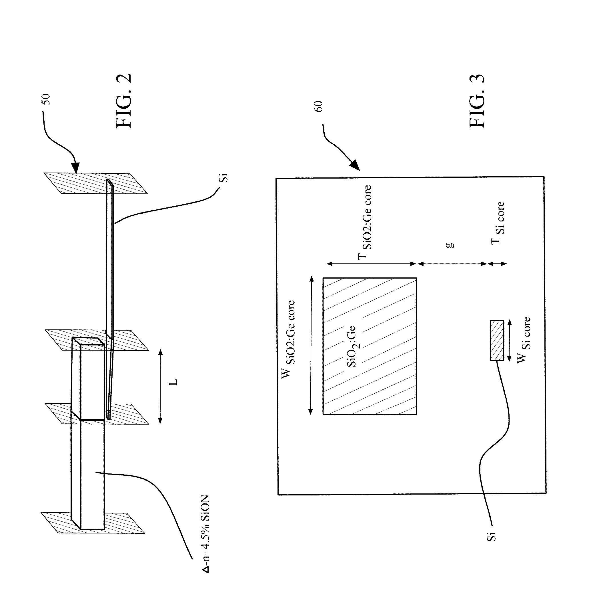 Optical mode transformer, in particular for coupling an optical fiber and a high-index contrast waveguide