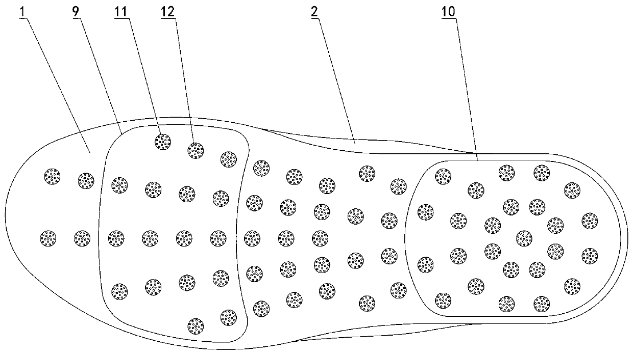 Anti-slip shock-absorbing shoes for snow removal