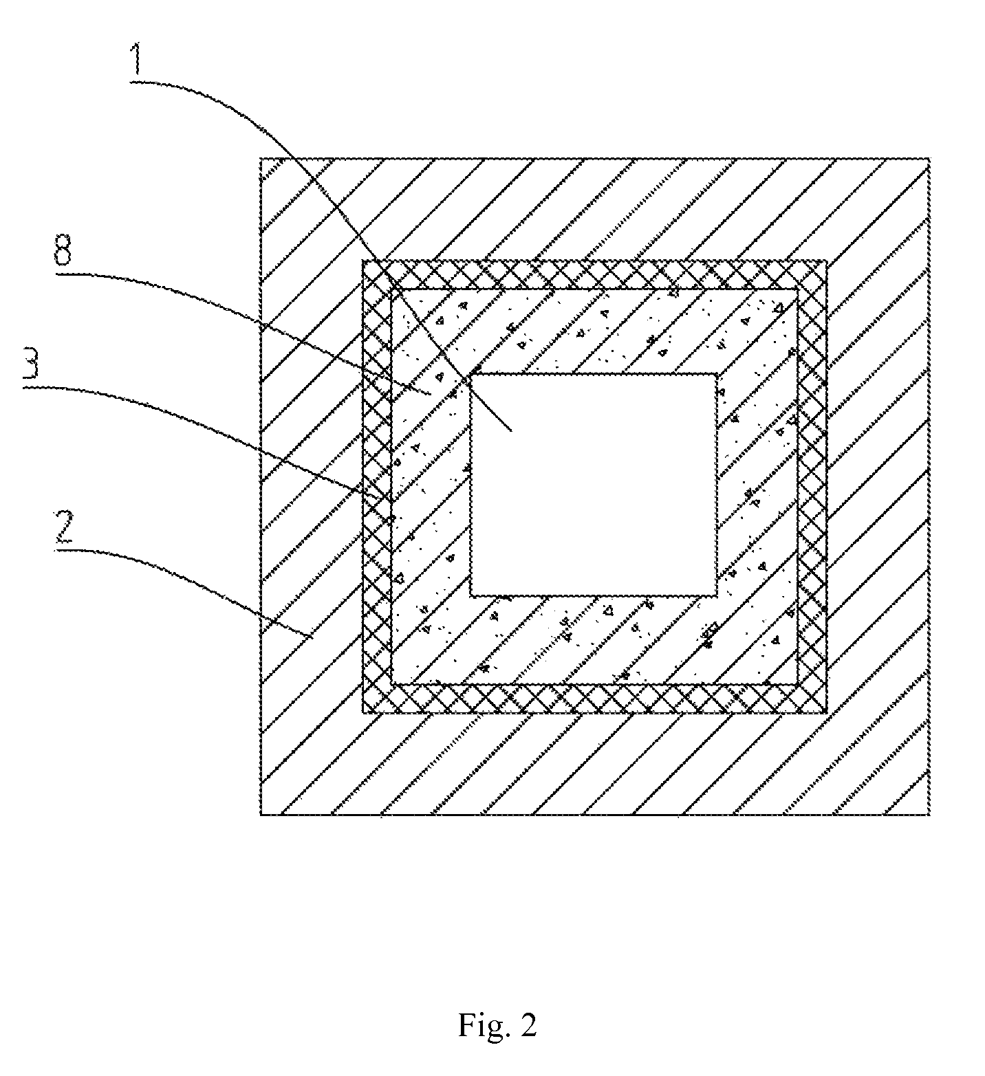 Connection structure for blocking settlement of ground