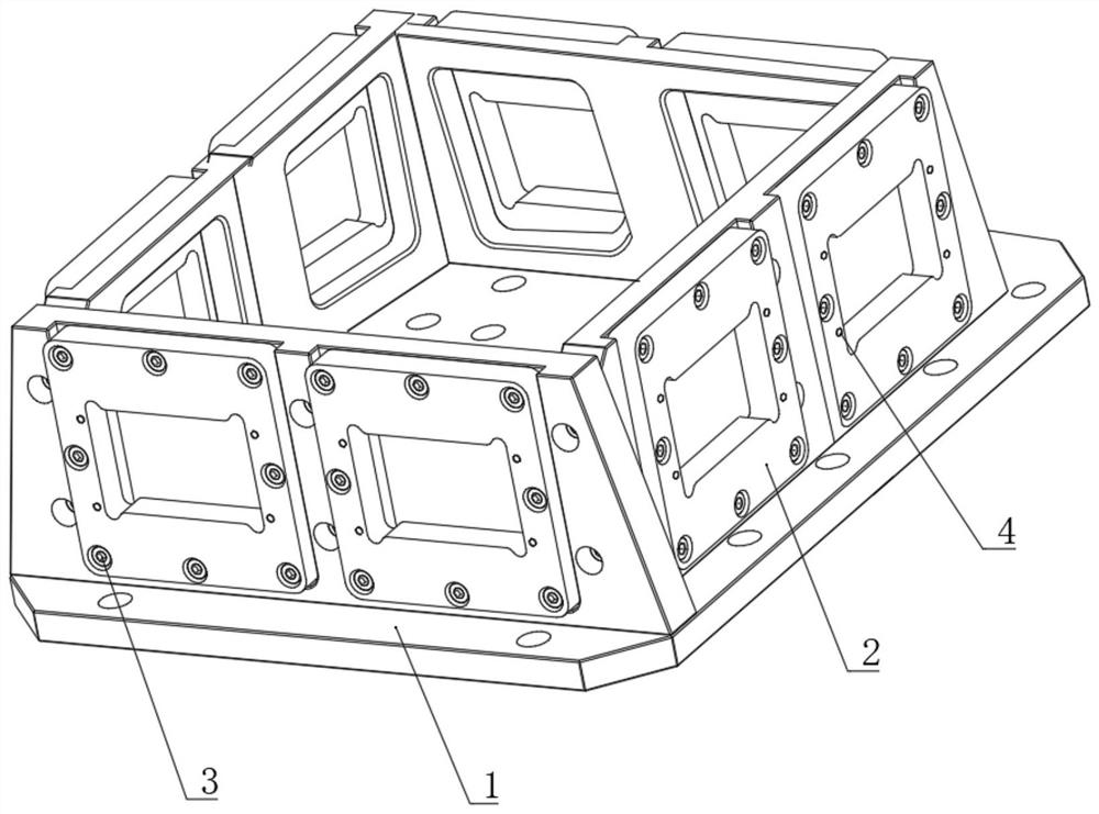 Universal vibration clamp and vibration test method