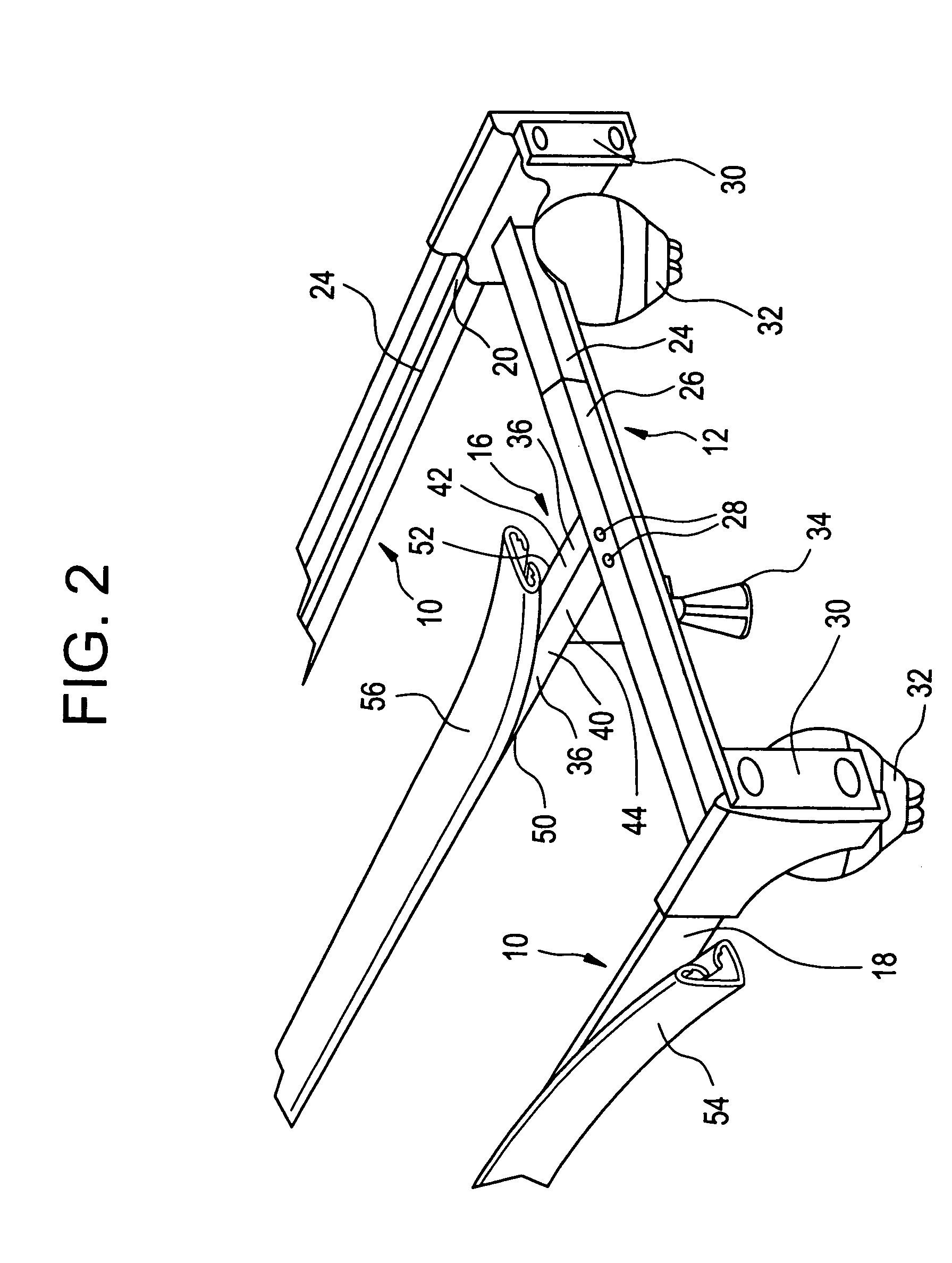 Snap on protective members for bed frames