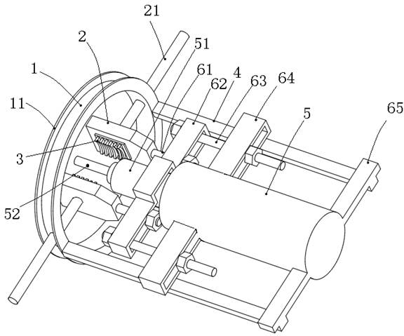 Motor belt pulley pulling device