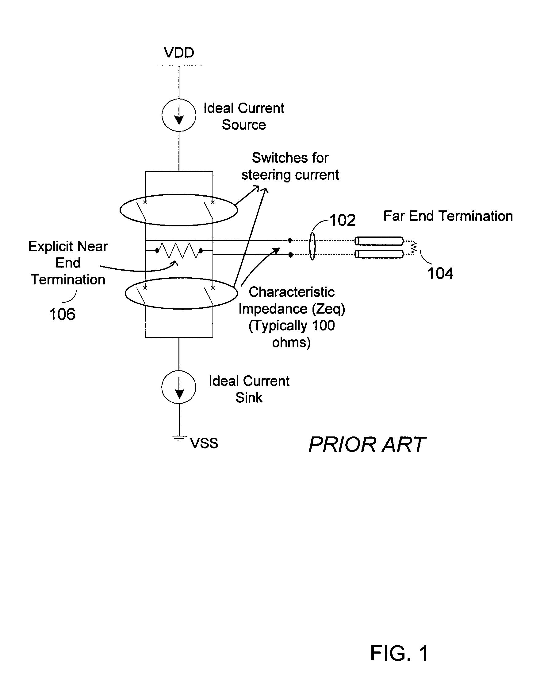 Hot-pluggable differential signaling driver