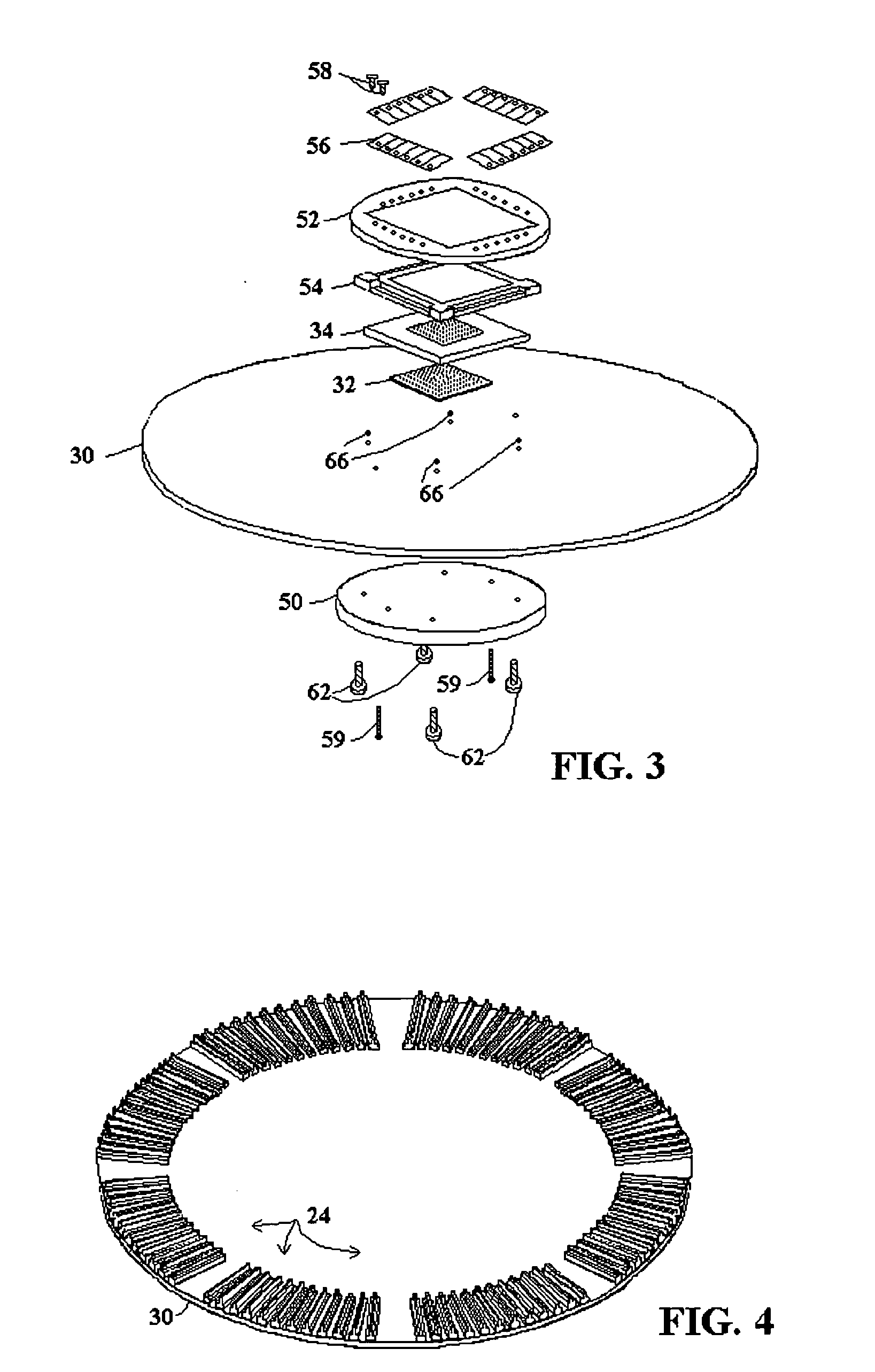 Mechanically reconfigurable vertical tester interface for IC probing