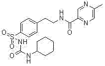 Novel synthesis route of glipizide