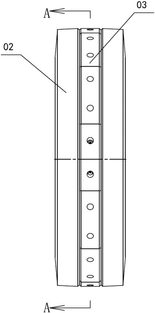 Solid tire with replaceable abrasion-resistant rubber