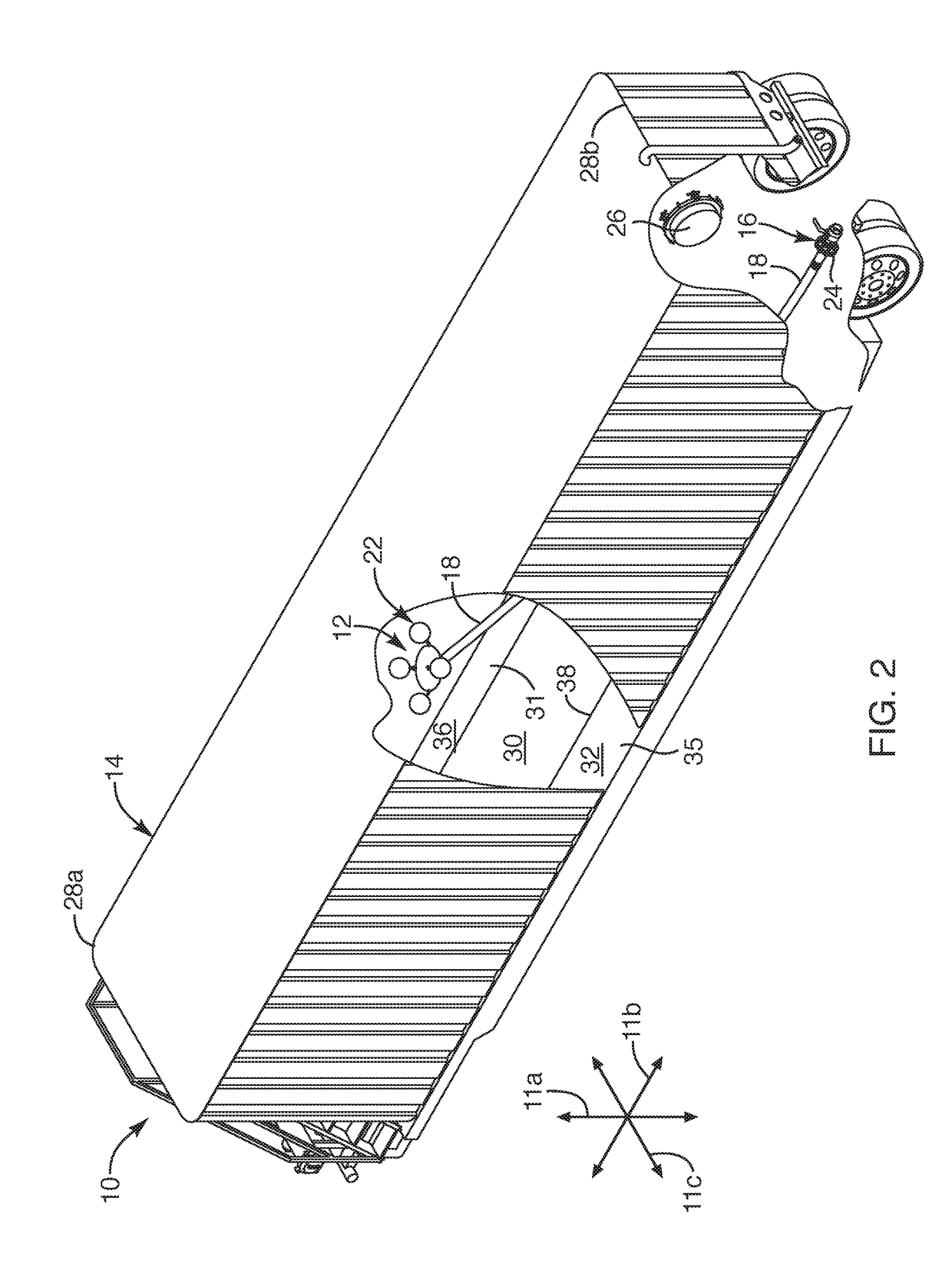 Fractionator annular drain apparatus and method