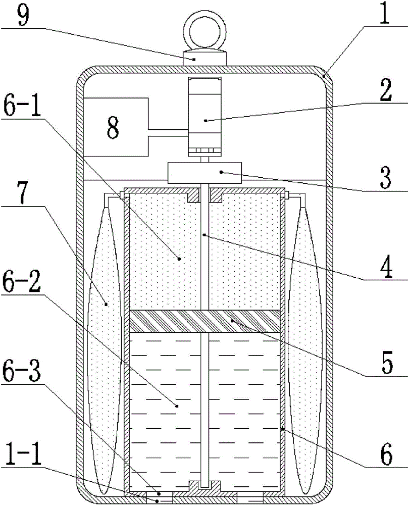 A balance and stability mechanism of an oscillating buoy type wave energy generating device