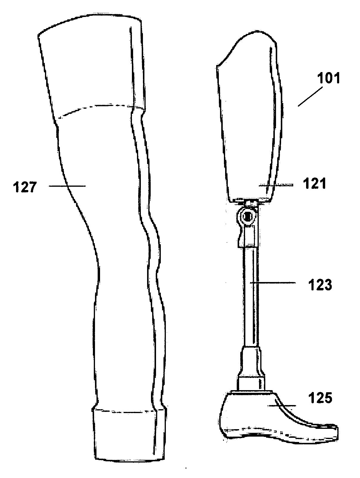 Prosthetic limb with replaceable fairing