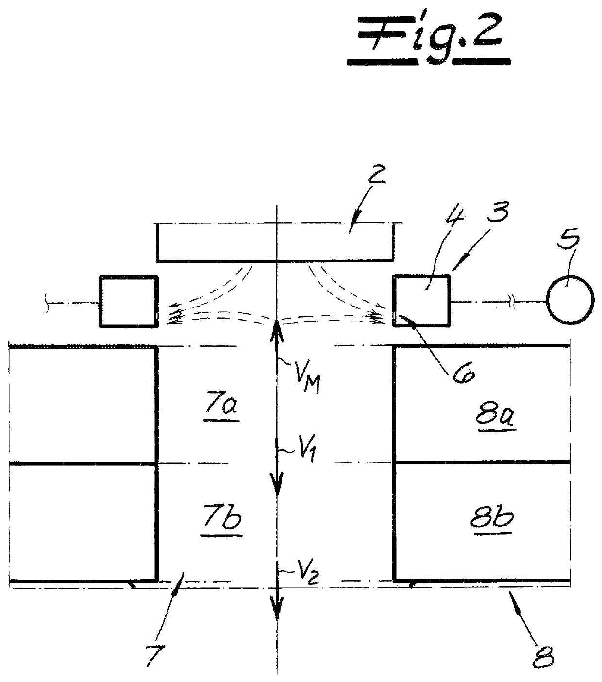 Apparatus for making a spunbond web from filaments