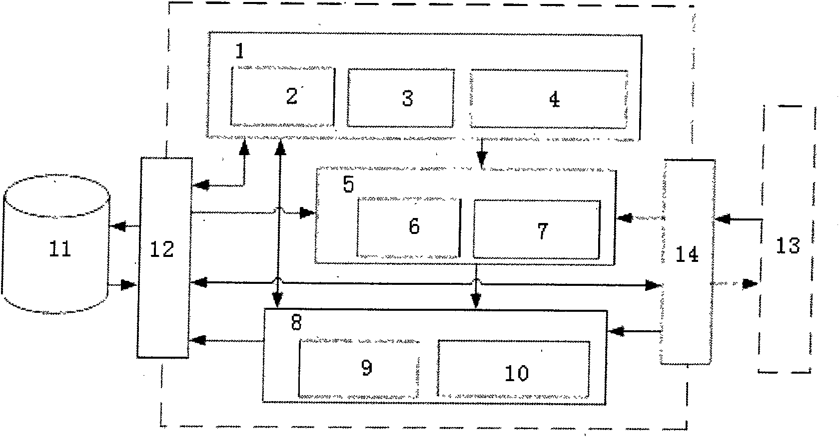 Urban microscopic traffic flow simulation system based on cellular machine