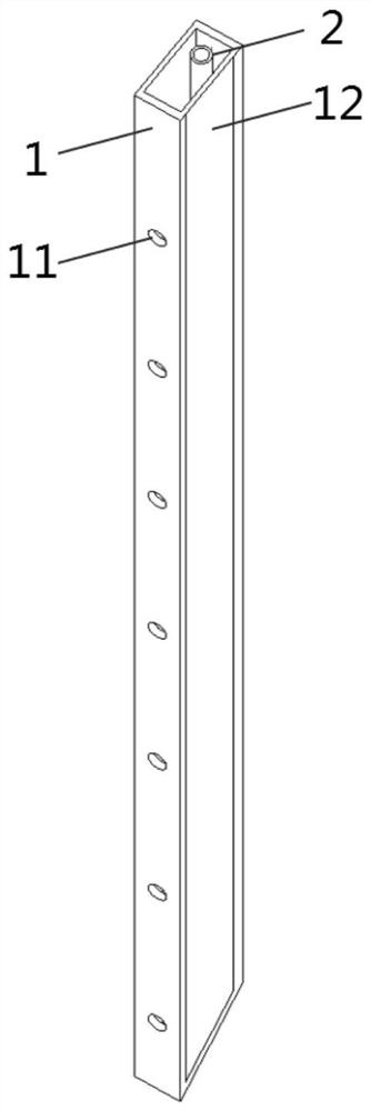 Device and method for measuring water storage capacity of outdoor soil body