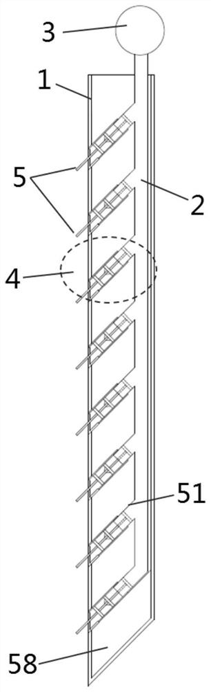 Device and method for measuring water storage capacity of outdoor soil body