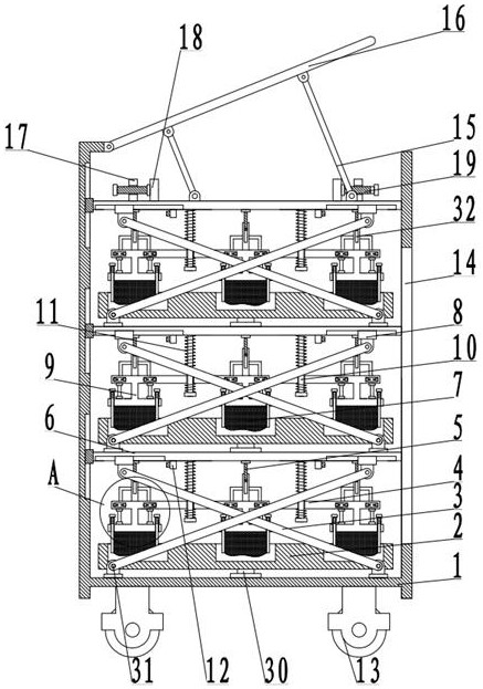 Electrical tool storage device