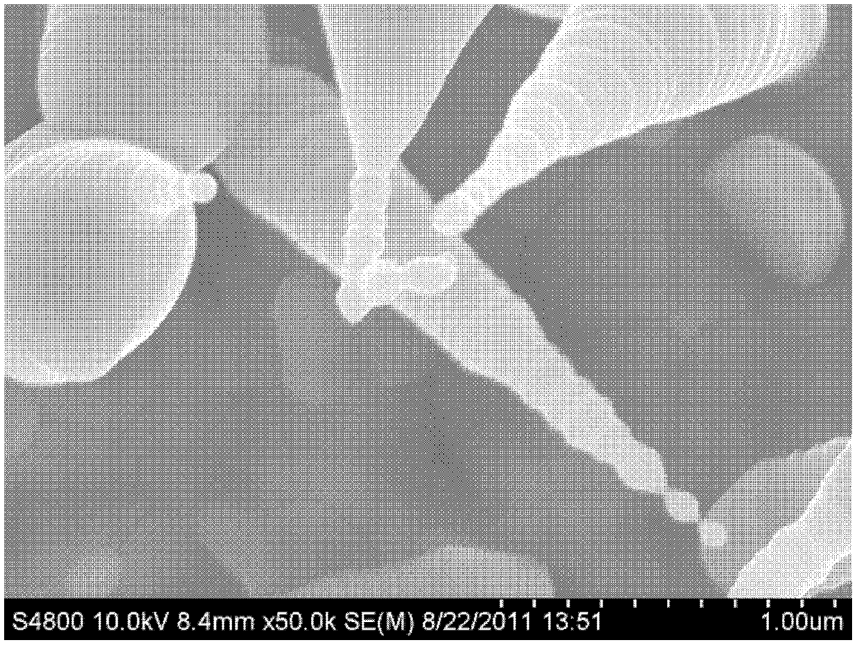 Tower-shaped layered zinc oxide nanometer rod, and preparation method and application thereof