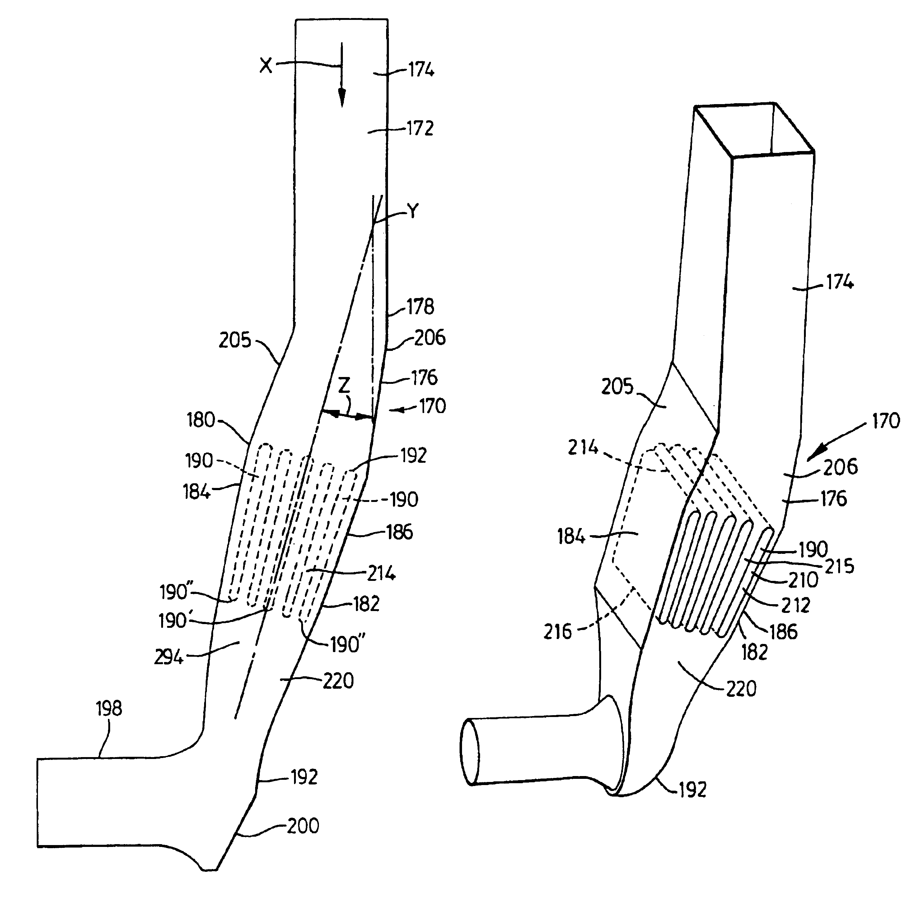 Inlet and outlet duct units for air supply fan