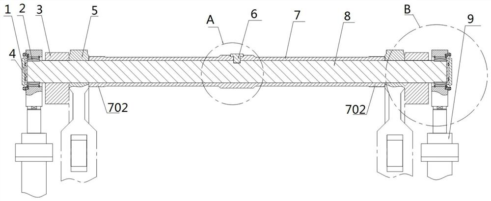 Forging manipulator hanging system