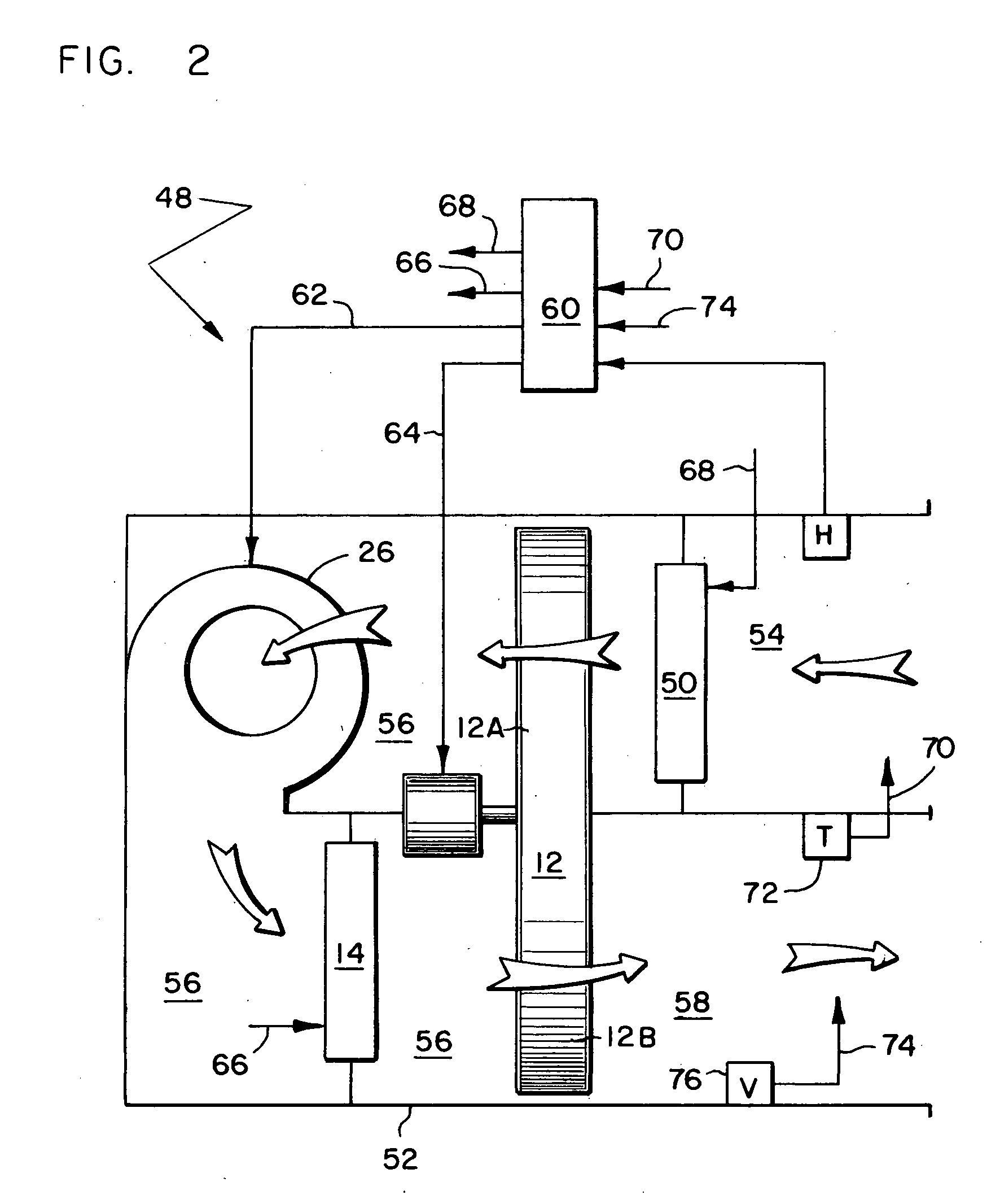 HVAC desiccant wheel system and method