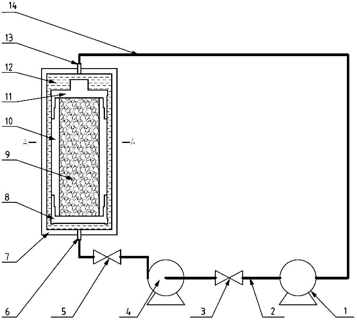 Device for preparing suspended natural gas hydrate and preparation method thereof