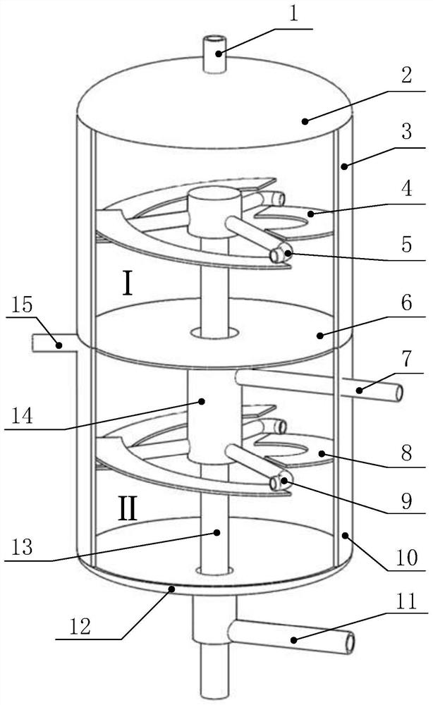 Single-stage, multi-stage and variable-stage cyclone air flotation oily sewage treatment device