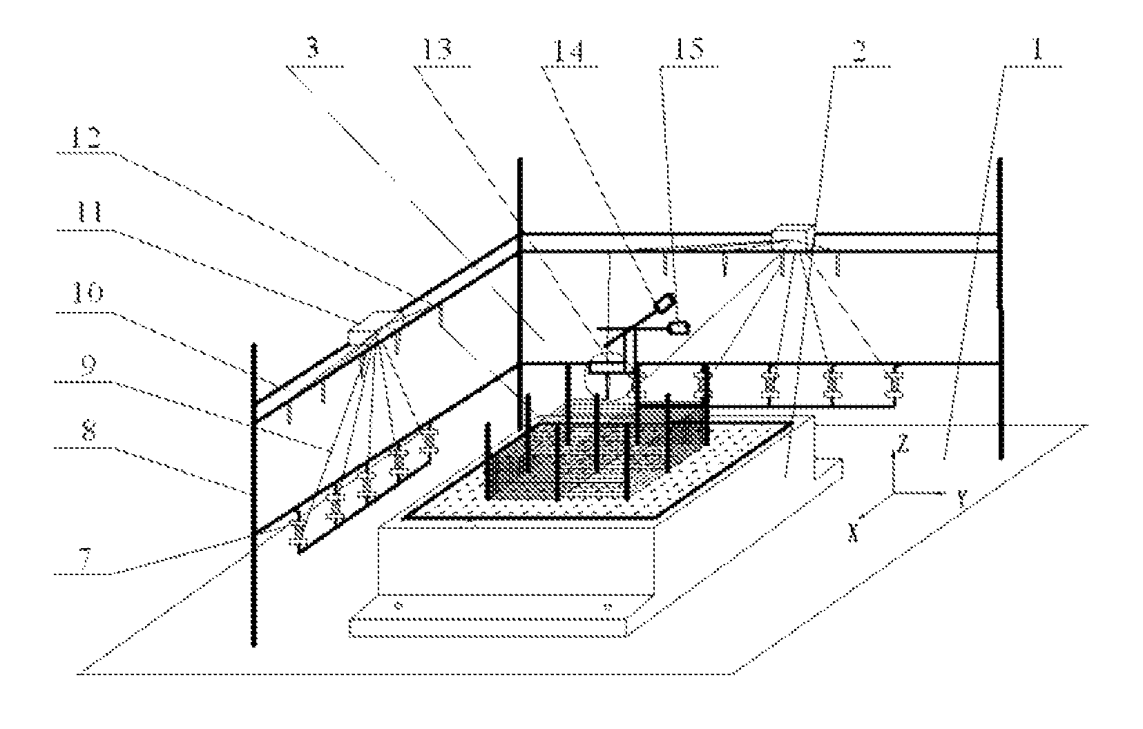 Three-dimensional weave-forming equipment for composites