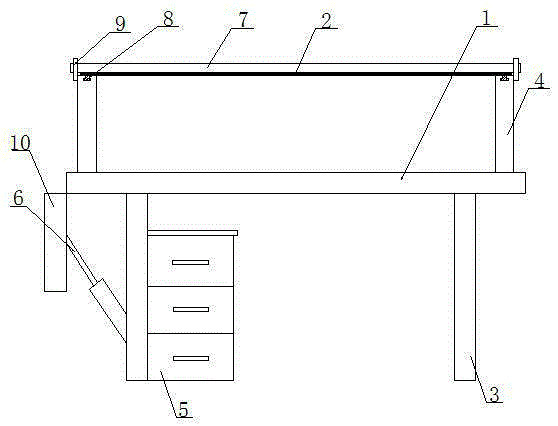 Dustproof office table