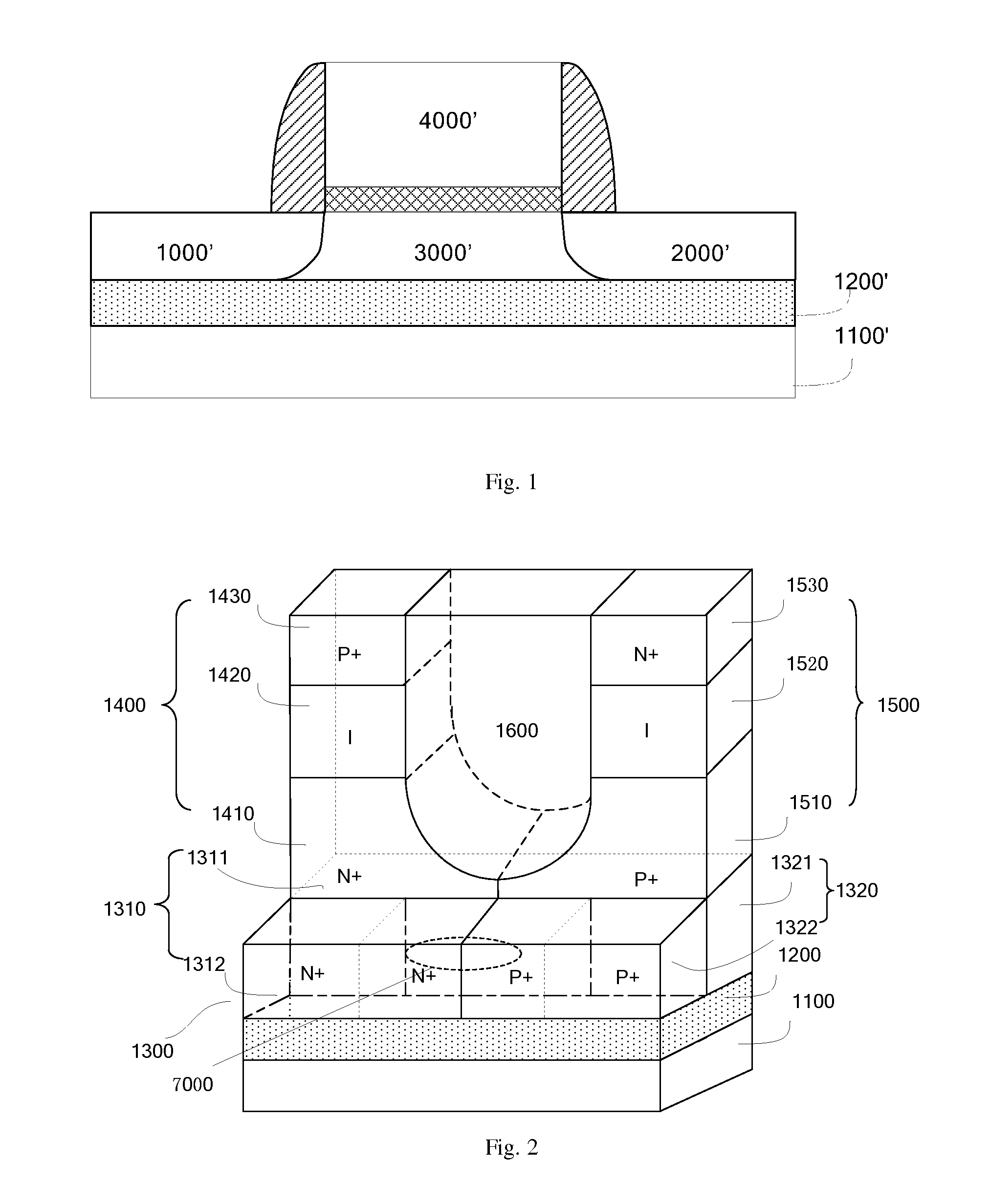 Complementary tunneling field effect transistor and method for forming the same