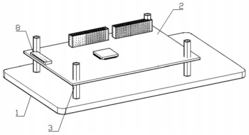 TFT liquid crystal display screen lightening test fixture