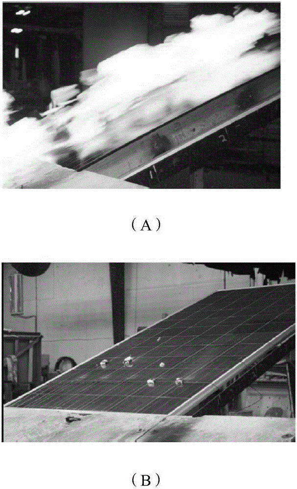 Solar photovoltaic flame-retardant type white EVA packaging glue film and flame-retardant type double-glass photovoltaic component