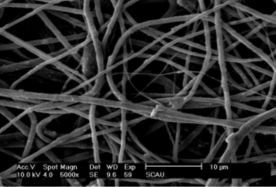 Nano TiO2-modified PEO/PVDF composite ultra-filtration membrane and preparation method thereof