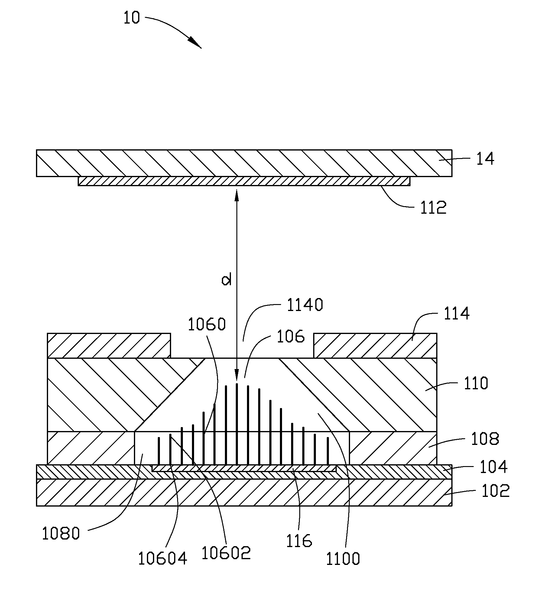 Electron emission device and reflex klystron with the same