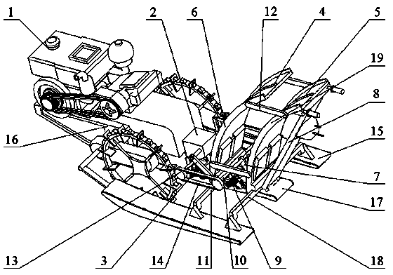 Walking type male parent rice transplanting machine for use in hybrid rice seed production and method of machine