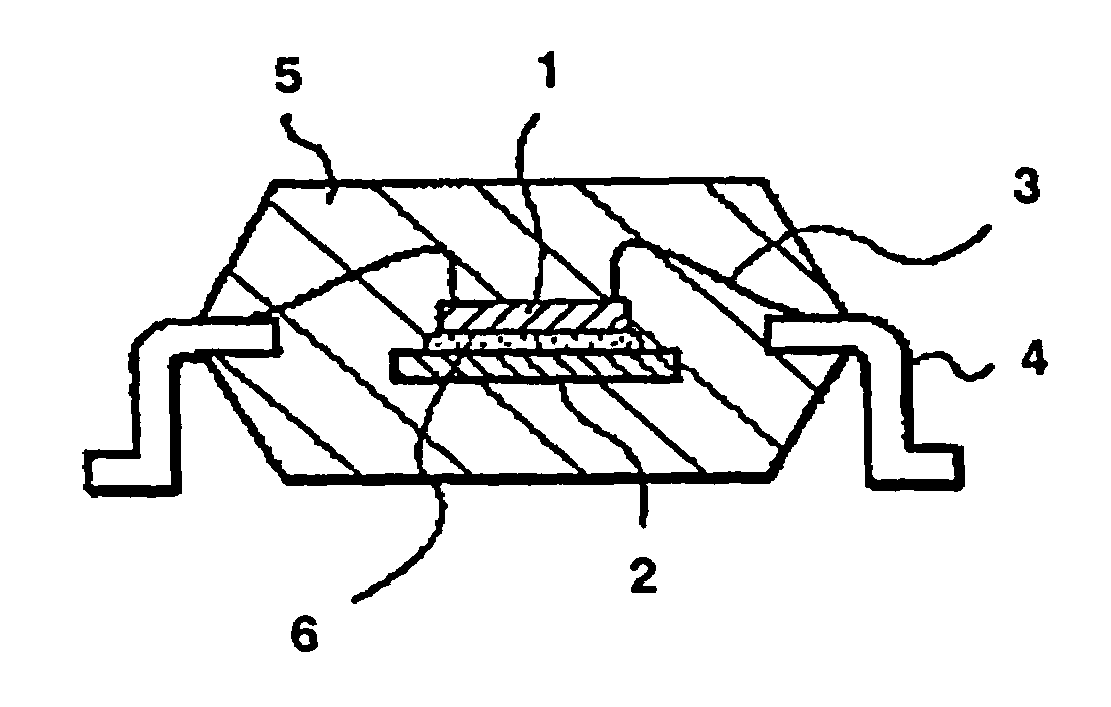 Resin composition for encapsulating semiconductor chip and semiconductor device therewith