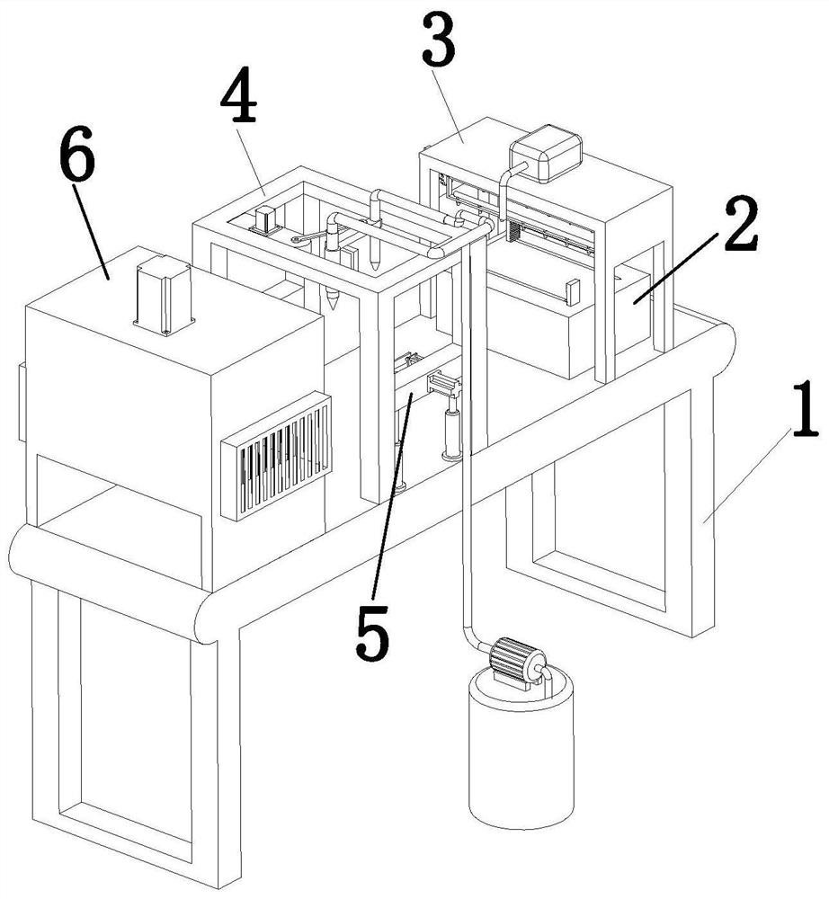 A mechanical automatic spraying equipment