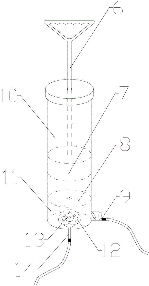 Integrated sampling device for underground water