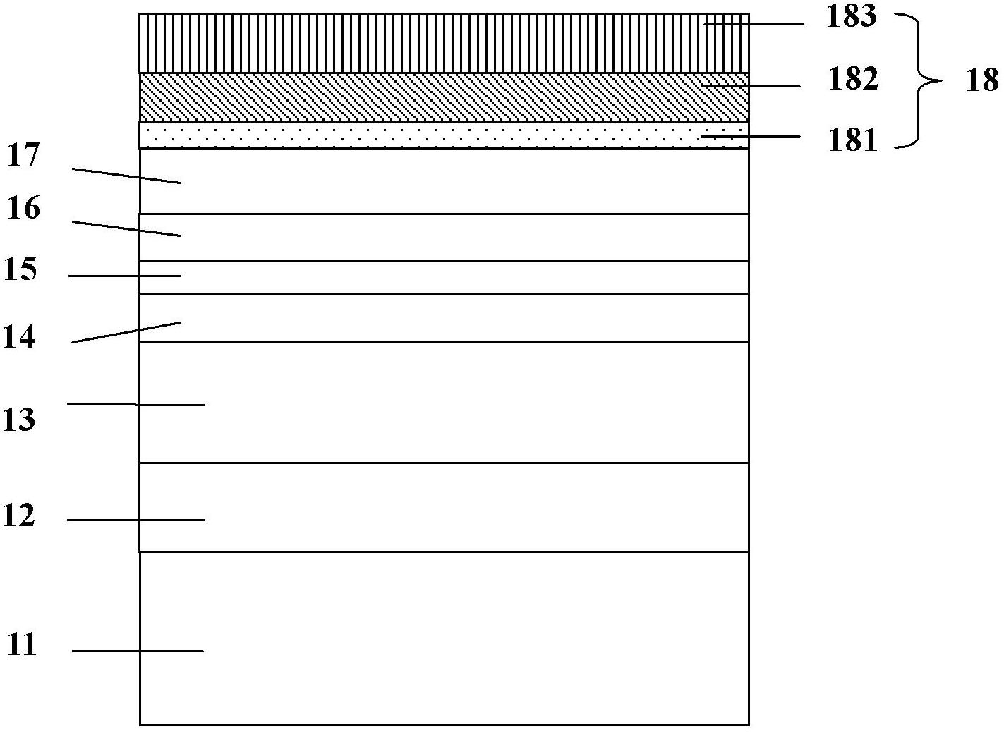 Ultraviolet light-emitting diode chip with reflection ohmic contact electrode