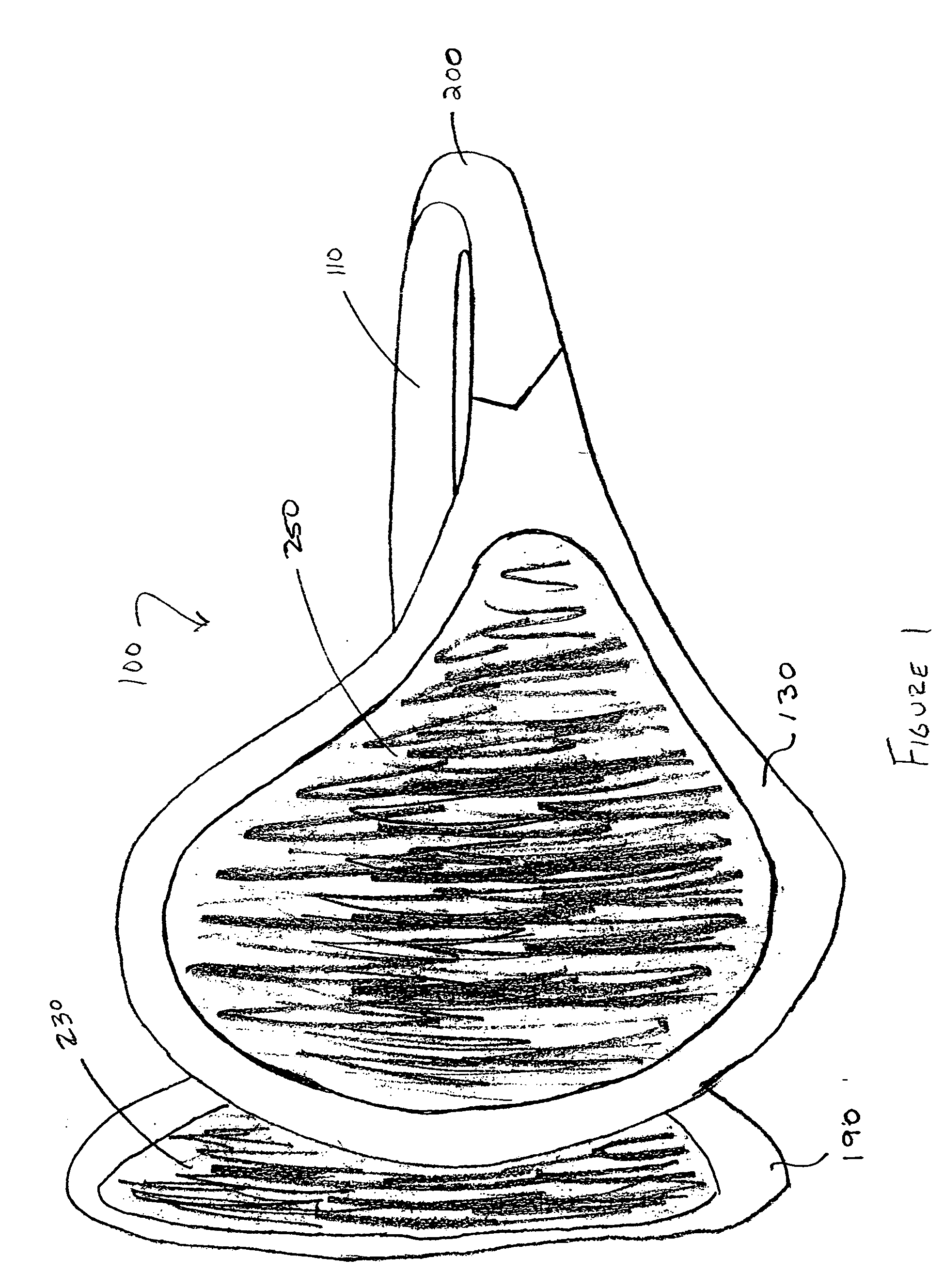 Ear warmer having a curved ear portion