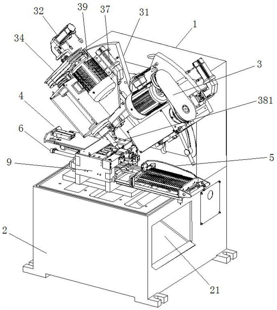 Vice head machining device